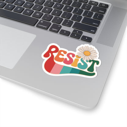 Anti Trump Resist Floral Sticker | Anti Trump Shirts