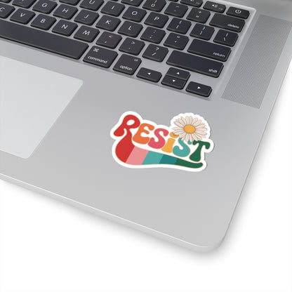 Anti Trump Resist Floral Sticker | Anti Trump Shirts