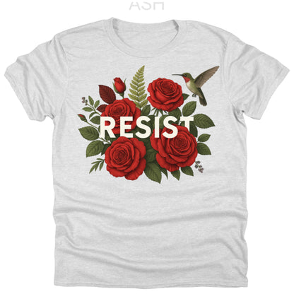 Floral Print T Shirt | Anti Trump Resist Tee | Anti Trump Shirts