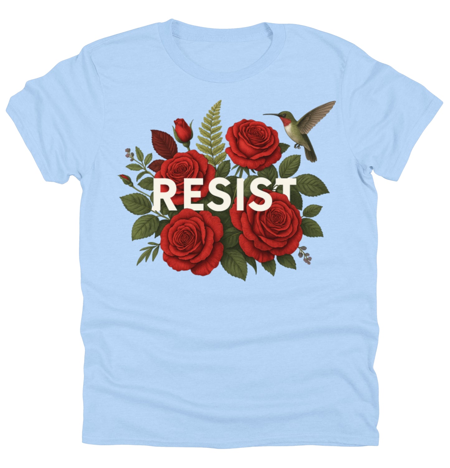 Floral Print T Shirt | Anti Trump Resist Tee | Anti Trump Shirts