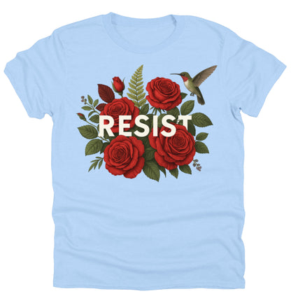 Floral Print T Shirt | Anti Trump Resist Tee | Anti Trump Shirts