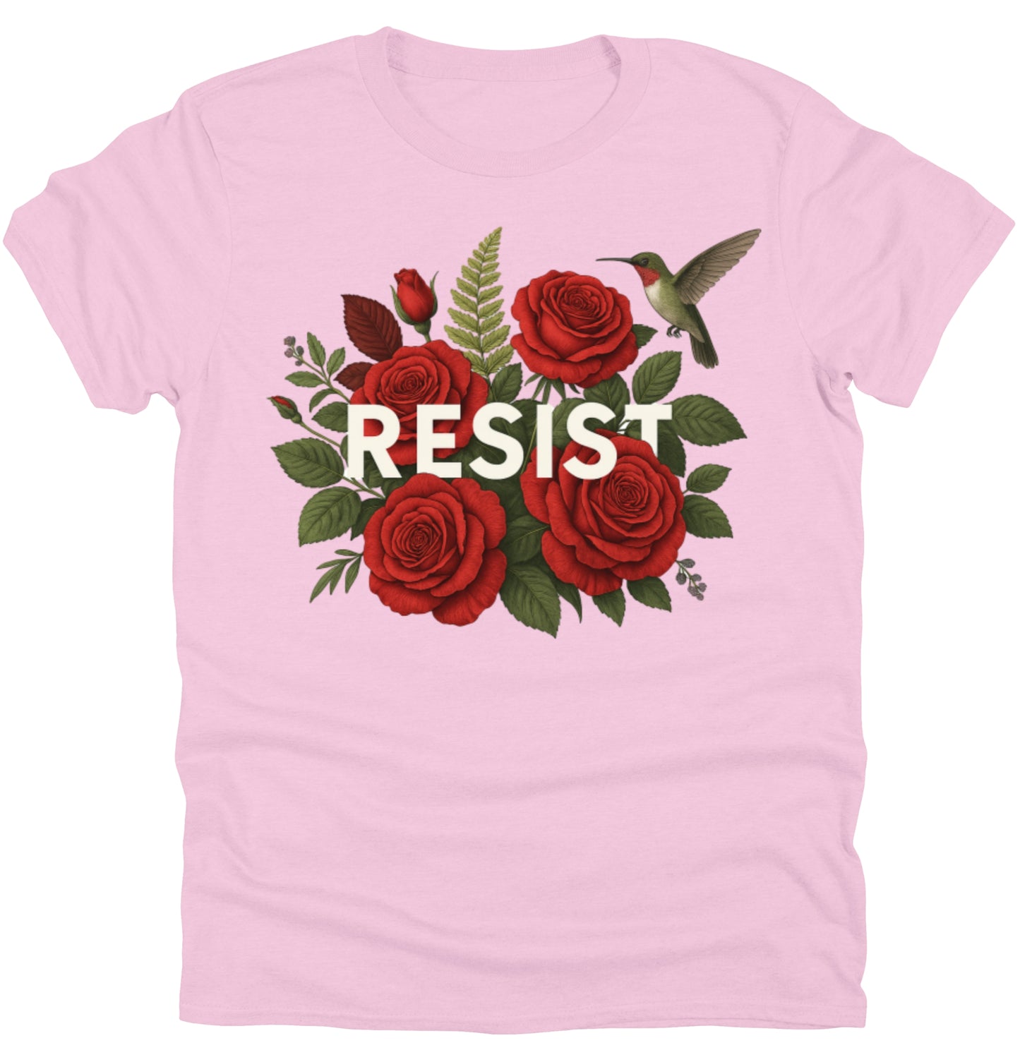 Floral Print T Shirt | Anti Trump Resist Tee | Anti Trump Shirts