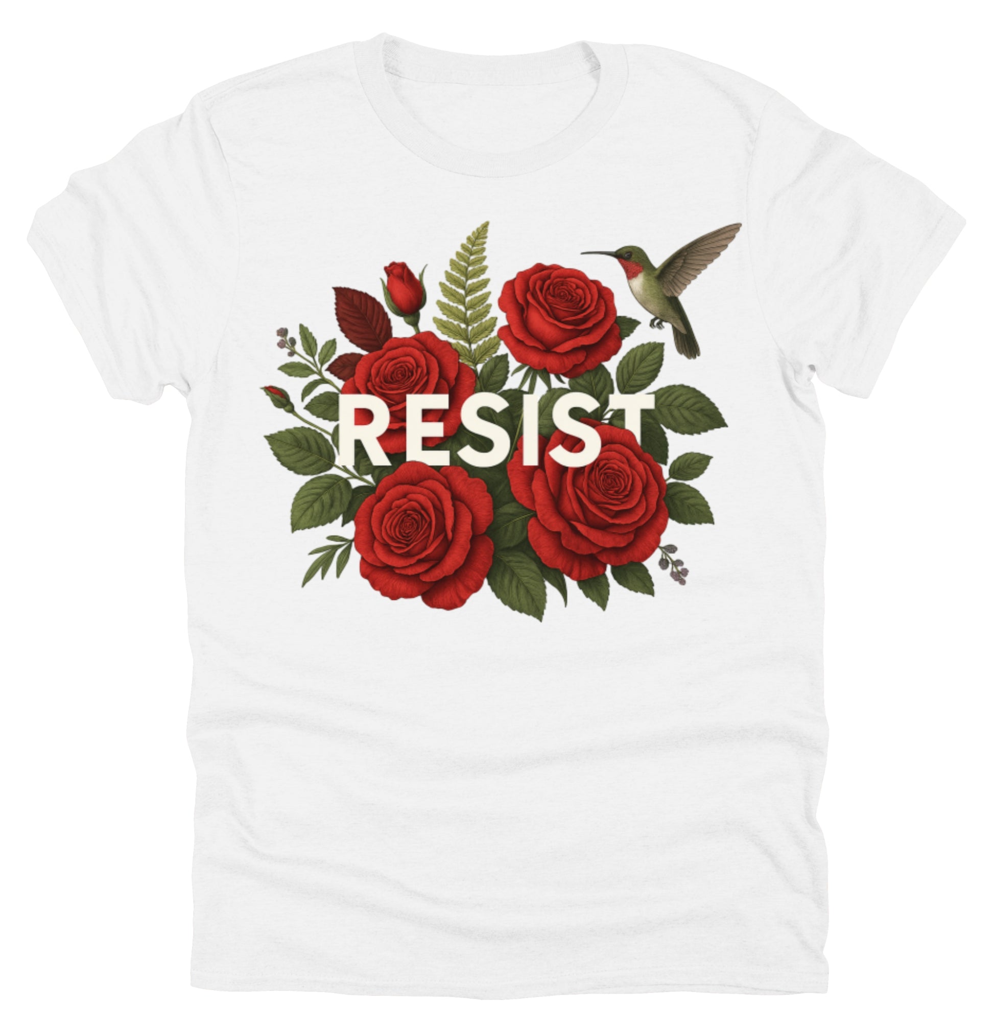 Floral Print T Shirt | Anti Trump Resist Tee | Anti Trump Shirts